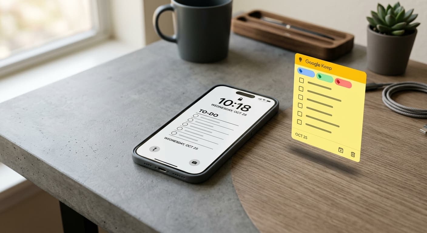 2026 iPhone Productivity Showdown: Google Keep vs. Notewall for iOS Power Users