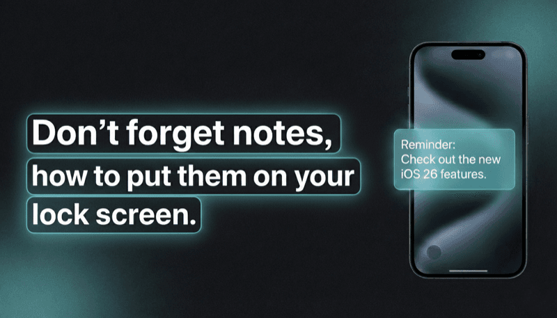 How to Show Reminders on iPhone Lock Screen (Without Notifications)